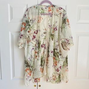 Kimono Floral Top